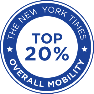 The New York Times Top 20% Overall Mobility